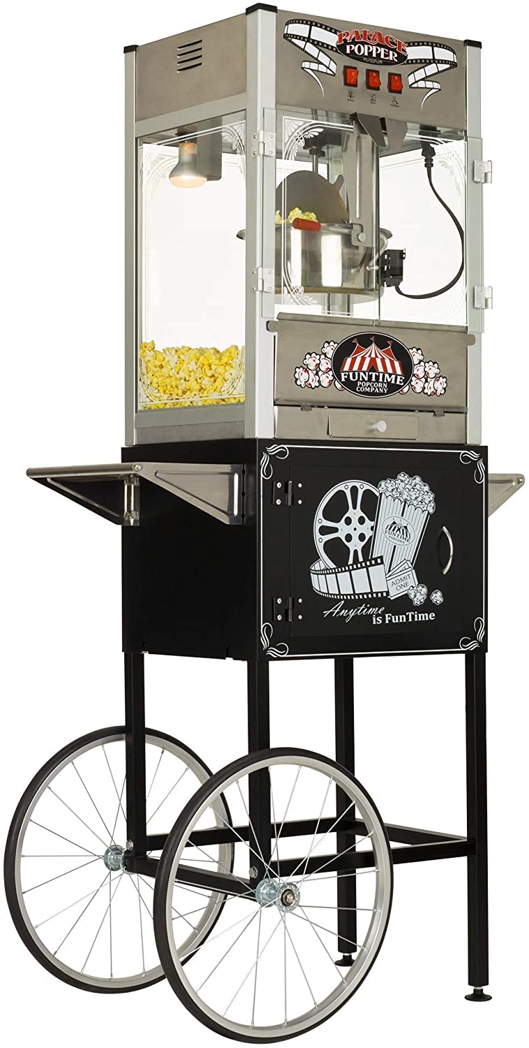 Funtime Palace Popper 16-Ounce Commercial Bar Style Popcorn Popper - FT1665PP