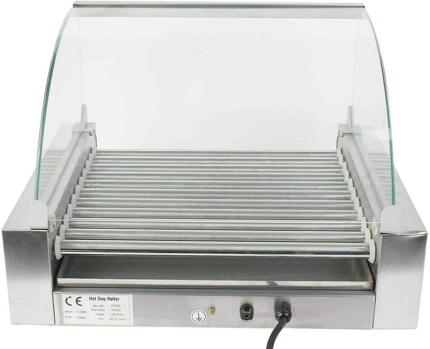 Home Rich Roller 30 HotDog Grill Cooker Hot Dog 11 Roller Machine Grill Machine W/cover