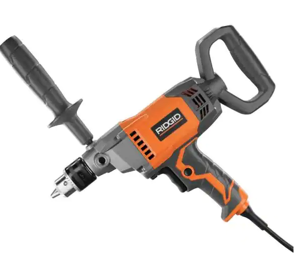 RIDGID 9 Amp Corded 1/2 in. Spade Handle Mud Mixer