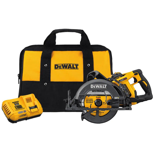 DeWALT FLEXVOLT 60-Volt MAX Cordless Brushless 7-1/4 in. Wormdrive Style Circular Saw with (1) FLEXVOLT 9.0Ah Battery